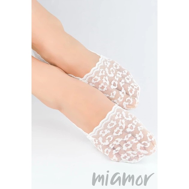 Zapatillas de Encaje para Mujeres NOVITI Blancas