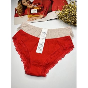 Pack de Bragas de Algodón con Encaje para Mujeres