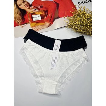 Pack de Bragas de Algodón con Encaje para Mujer de Finella