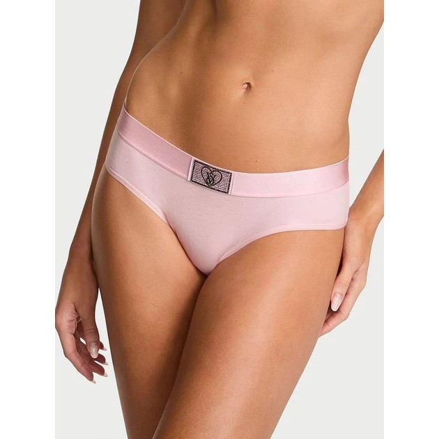 Victoria's Secret Damen Baumwoll-Hipster Unterhosen Pink
