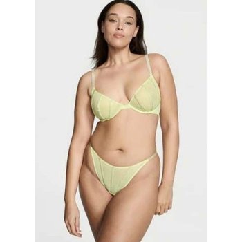 Ensemble de Lingerie Victoria’s Secret Jaune avec Cristaux