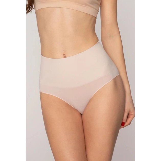 Damen Shaping Slips mit hoher Taille in natürlichem Beige