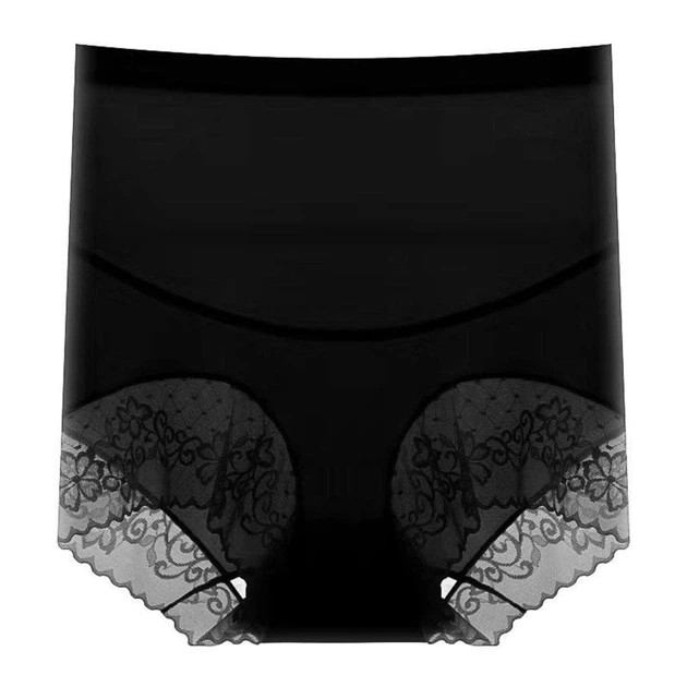 Hochgeschnittene Damen-Shaping-Höschen ElesseLinge, Schwarz