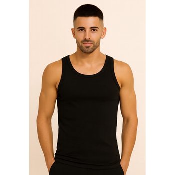 Men's Black Tank Top by Strong