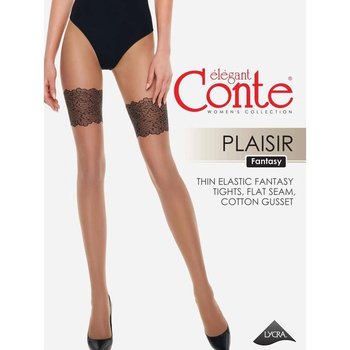 جوارب نسائية Conte Elegant 20 Den سوداء بنمط