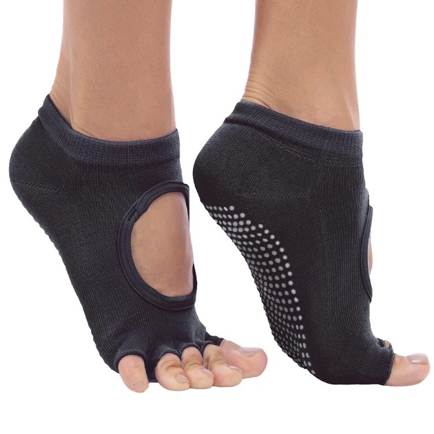 Calcetines de Yoga con Dedos Abiertos Zelart Negros