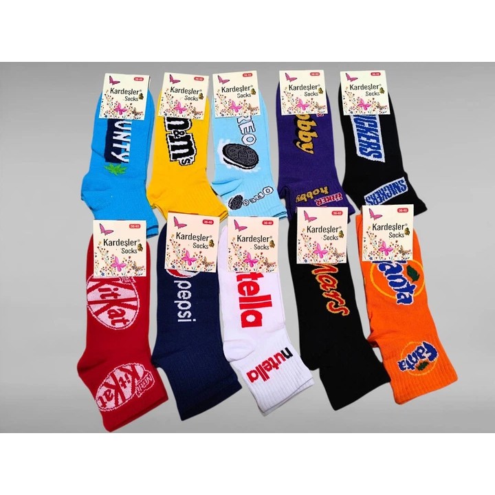 Kardesler Damen Socken Set in bunten Farben
