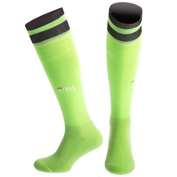 Chaussettes de Football pour Homme Zelart en Vert Citron en Coton et Nylon