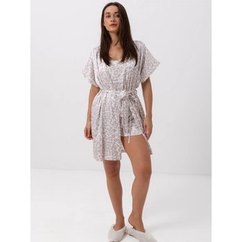 روب صيفي نسائي من BARWA Garments بلون الكاكاو الفاتح