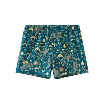 Boxers pour Hommes avec Imprimé Forêt en Turquoise