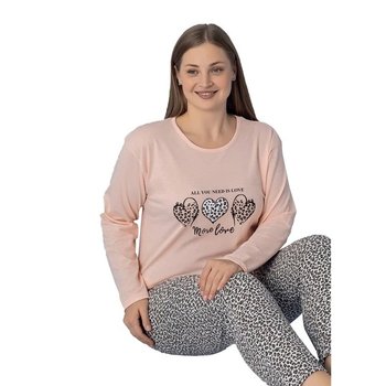 Conjunto de Pijama de Algodón para Mujer de Tallas Grandes Ruyam
