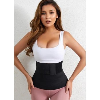 Elastic Waist Trainer in Black