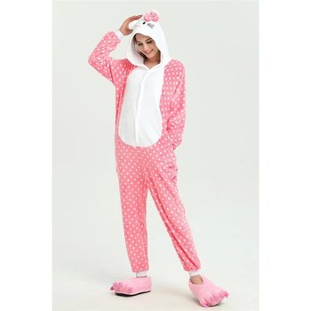 Pyjama Kigurumi Hello Kitty à Pois pour Femmes