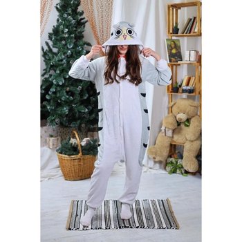 Pyjama Kigurumi femme Chat Chi en gris en peluche
