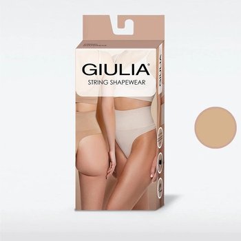 Women’s High-Waisted Shapewear Briefs Giulia String Beige
