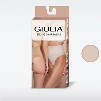 Giulia String Shapewear High-Waisted Briefs Light Beige