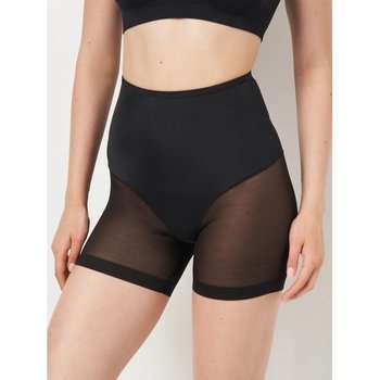 Ouno Women's High-Waisted Shaping Shorts in Black