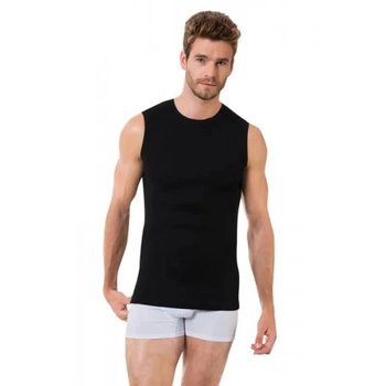 Oztas Men's Sleeveless T-Shirt in Black