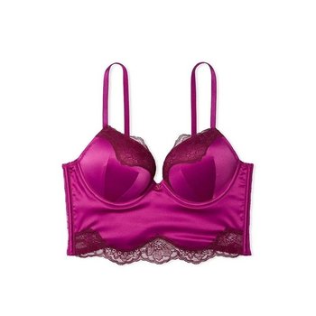 Victoria's Secret Bombshell Push-Up Corset Top in Raspberry