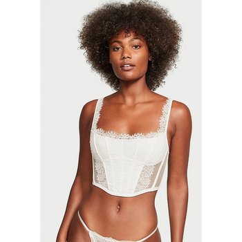 Victoria's Secret Lace Corset in Ivory for Women