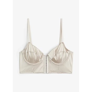 Women's Light Beige Bustier by H&M without Lining
