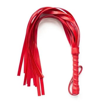Red Eco-Leather Whip for Role-Playing Games