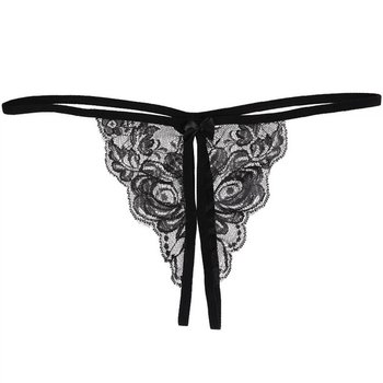 NDS Black Lace Access Thong for Seductive Charm